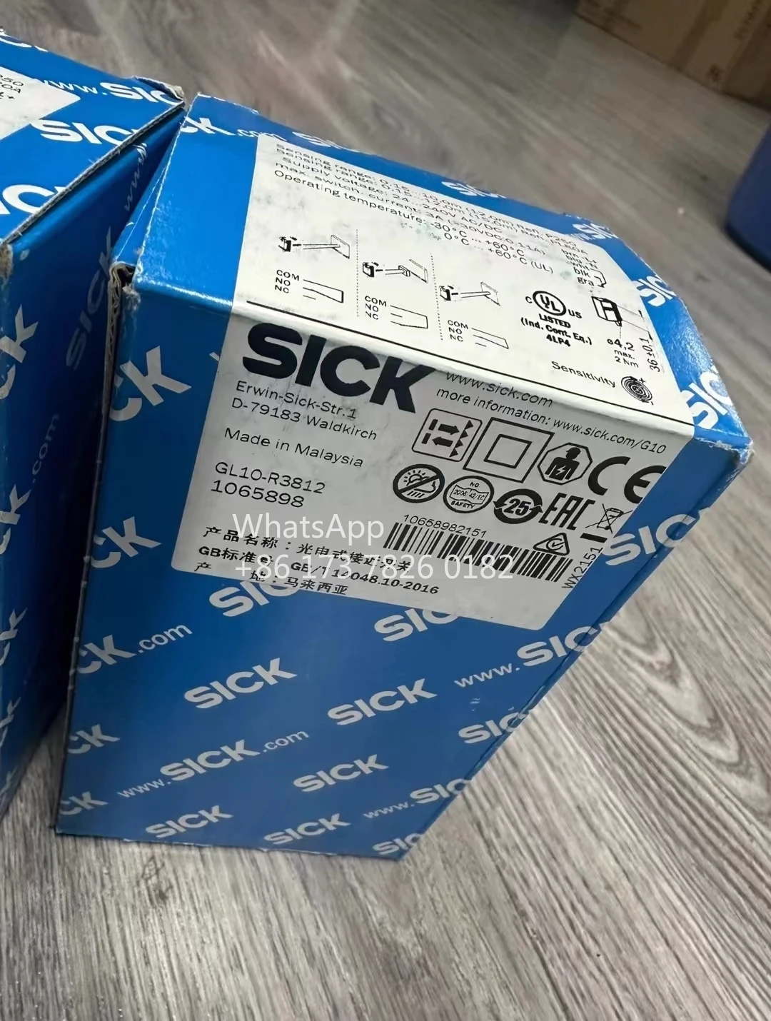 GL10-R3812 Novo sensor fotoelétrico 1065898