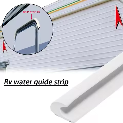 Caravan Rubber Waterproof Sealing Strip Gutter Rain Guard Drip Stop 1M For FIAMMA DRIPSTOP Motorhome Parts Rv Camper Accessories