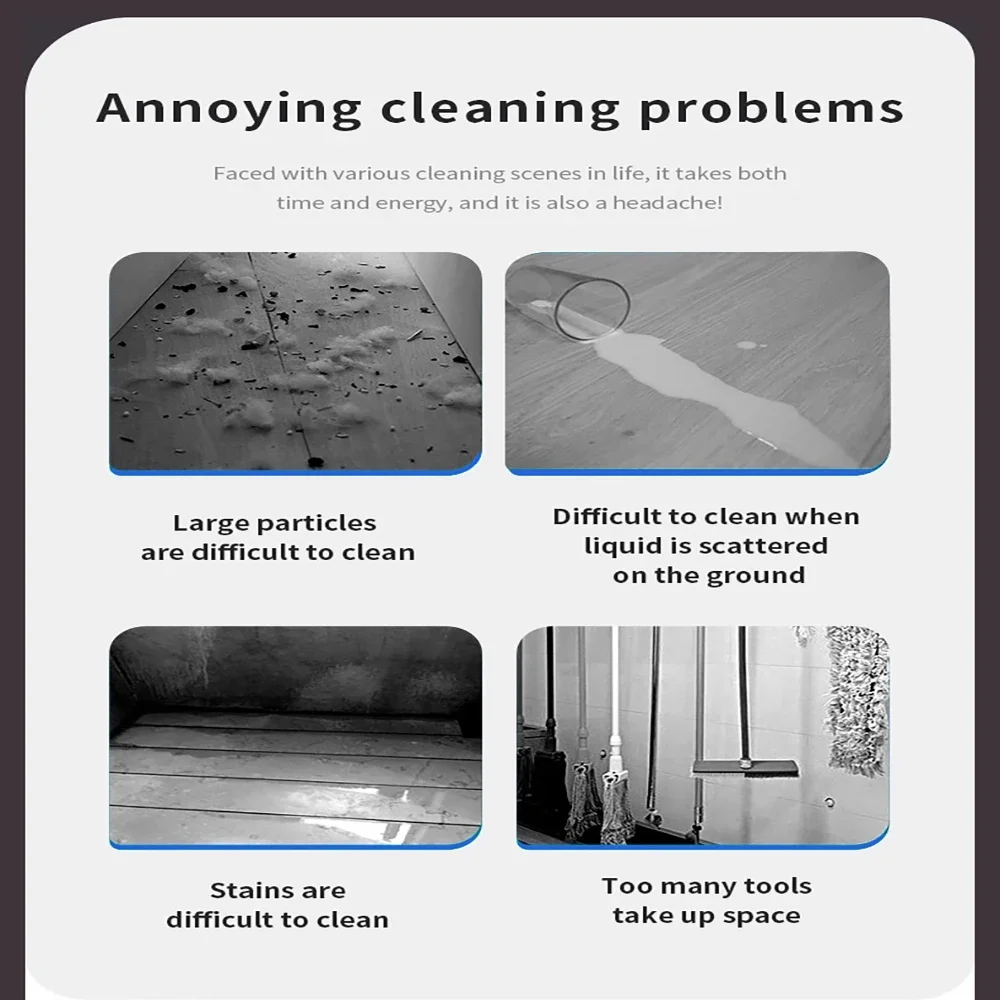 2000W Household Silent Vacuum Cleaner, Strong Suction, Replaceable Brush Head, for Carpet and Floor, Dead Corner Under Sofa