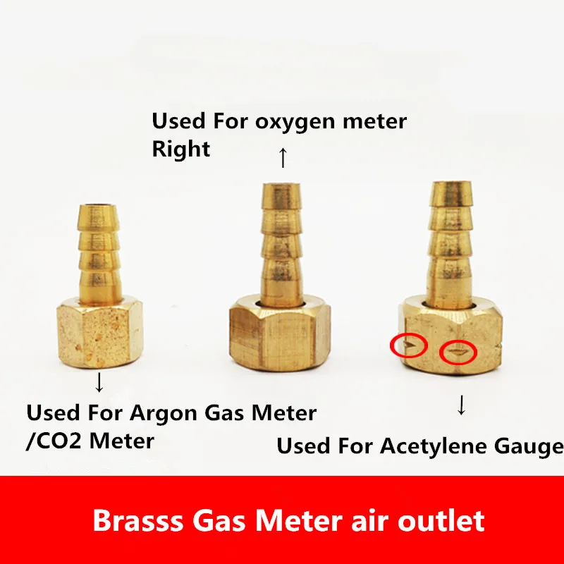 1PC Carbon Dioxide Meter Flow Gauge Argon Gas Meter Ar Accessories CO2 Flow Tube Floating Bead Pressure Reducing Valve Air Outle