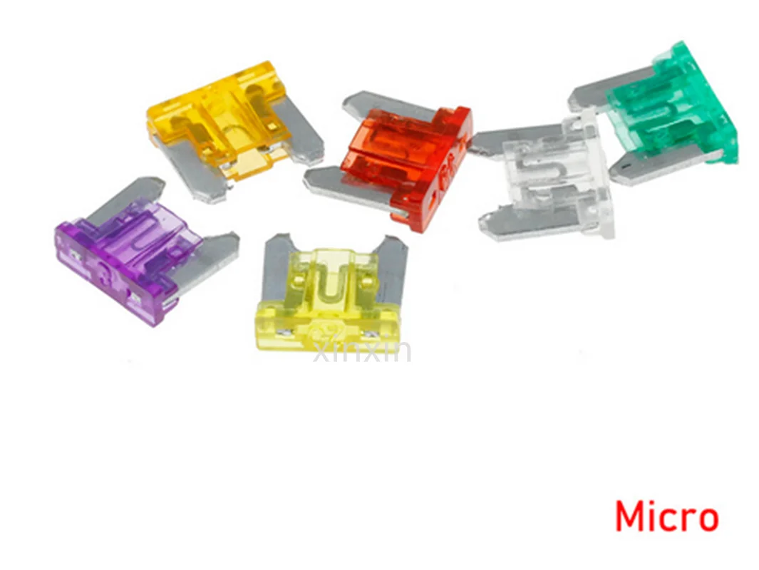 Fuses Micro Car Fuse 2A 3A 5A 7.5A 10A 15A 20A 25A 30A 35A 40A Amp Clip Fuse Set for Car Truck Mini Small Medium