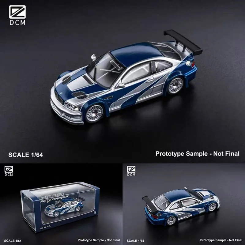 

DCM 1:64 BMW M3 E46 Need for Speed Car Painting Alloy Car Model Collection Toys