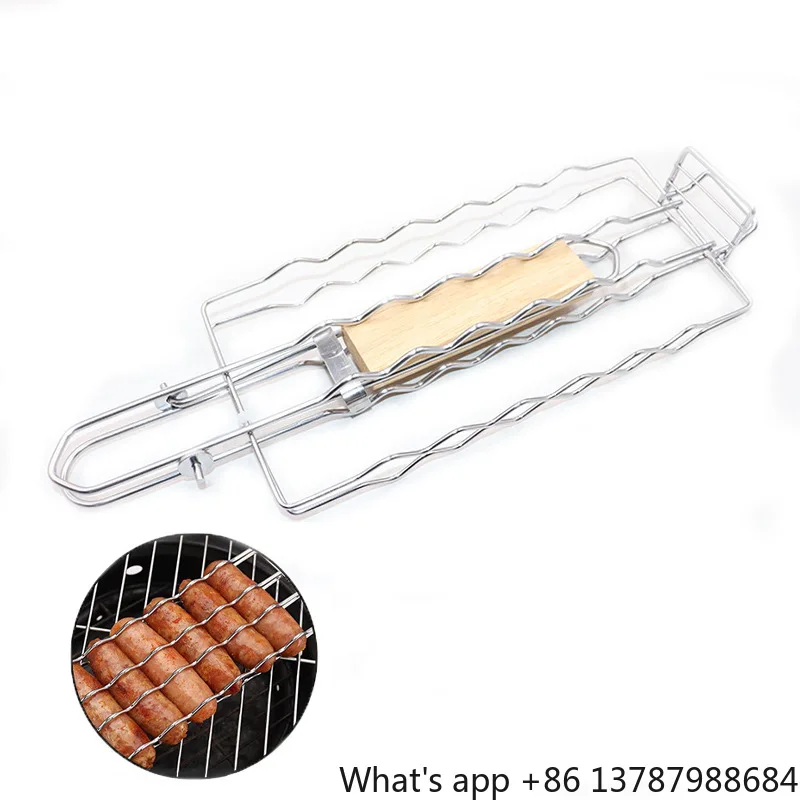 

Portable BBQ Mesh Stainless Steel 304 Removable Folding Outdoor Home