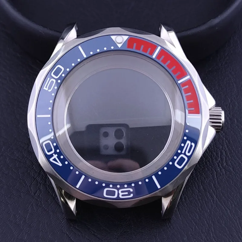 New 42MM NH35 Watch Case Stainless Steel Sapphire Waterproof Mechanical Haima 300 Suitable for NH36 Movement 38MM Ceramic Bezel