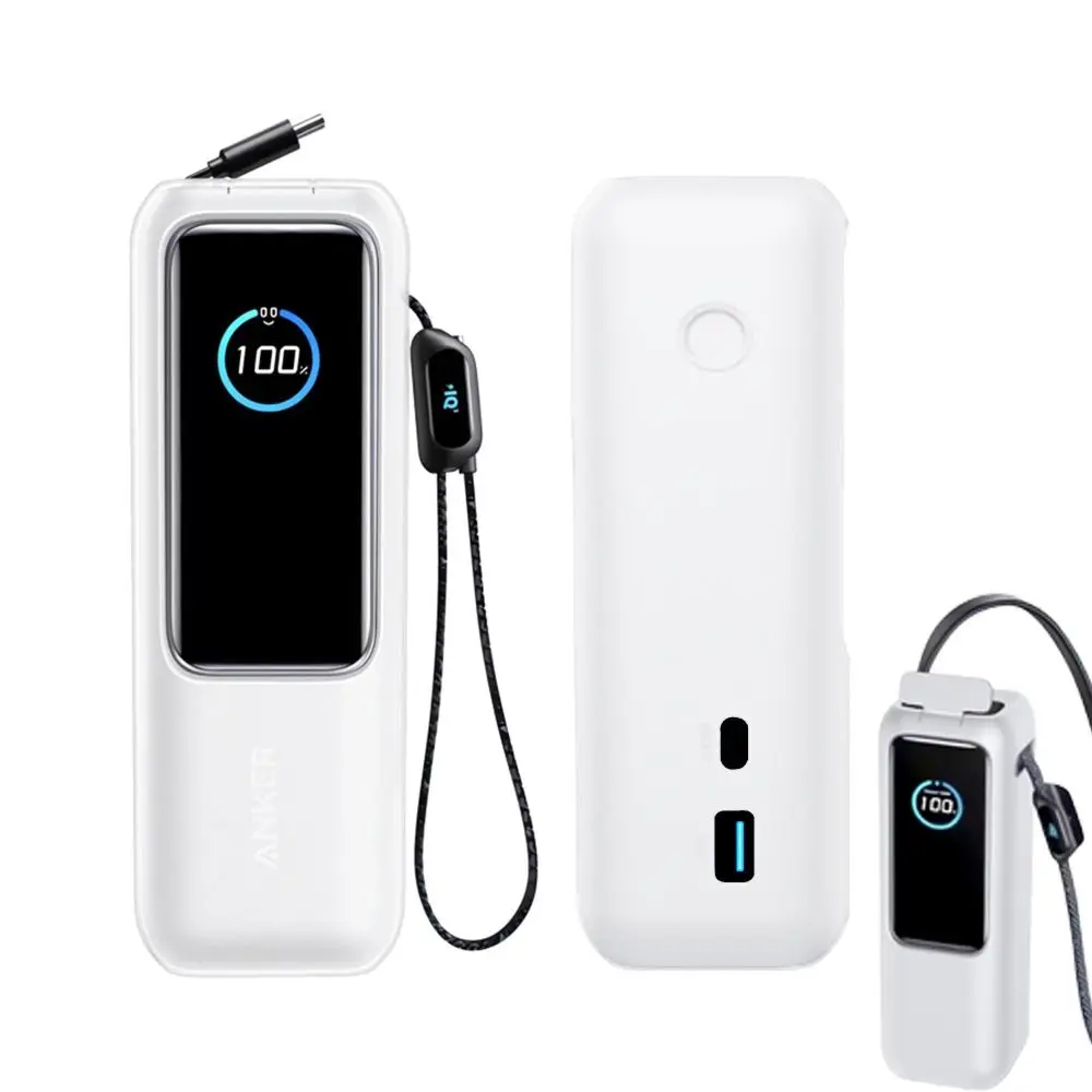 Shockproof Silicone Case Dustproof Portable Protective Case Soft Carrying Case for Anker Zolo Power Bank (25000mAh 165W) Travel