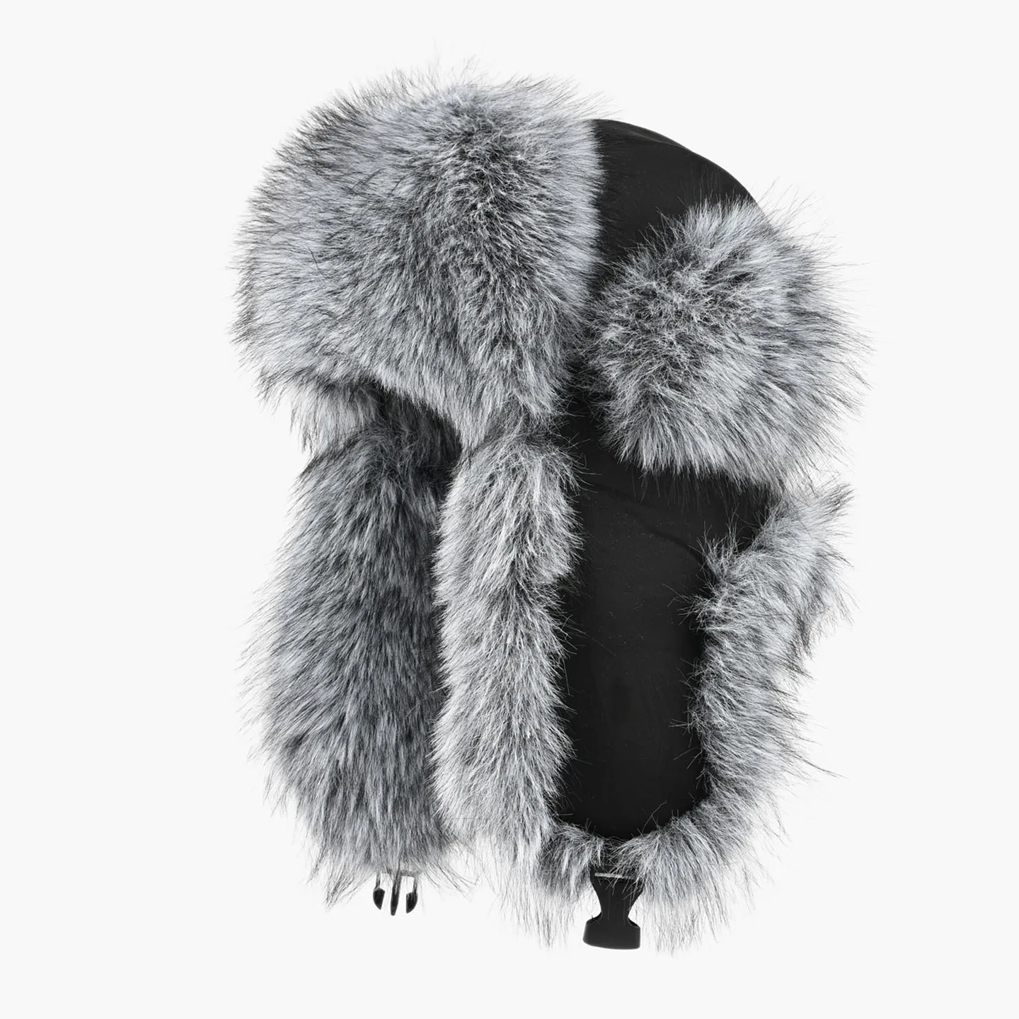Unisex Winter Faux Mink Fur Trapper Hat Thick Warm Ushanka Ear Flap Hat Windproof Russian Trooper Cap for Skiing Outdoor