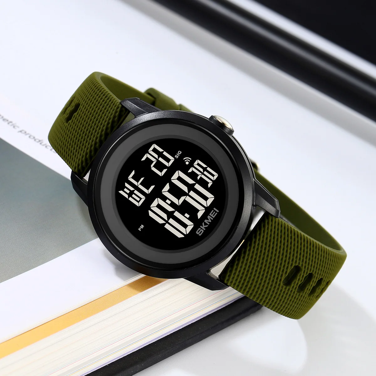 SKMEI Fashion Multifunctional Waterproof Stopwatch Wristwatch Youth Cool Digital Countdown Sports Watches For Men Women Students