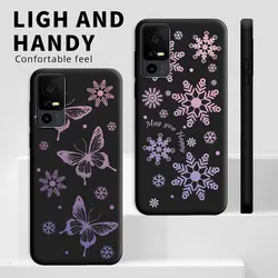 For TCL 40 SE / 40R 40X XE 5G Case Cartoon Cute Cat Flower Shockproof Silicone Soft Phone Case For TCL 40 T T608DL Back Cover