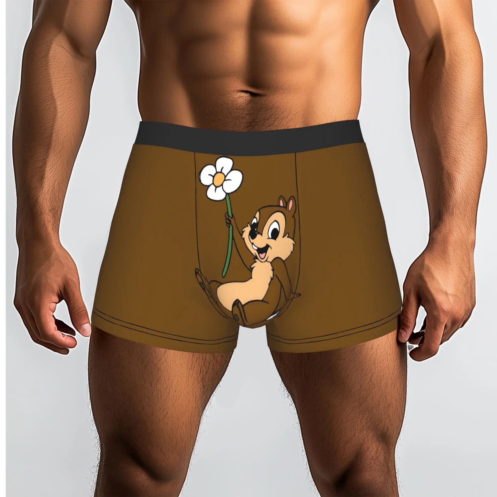 Customized Novelty Chip Anime D-Dales Boxers Shorts Panties Men's Underpants Breathable  Briefs Underwear