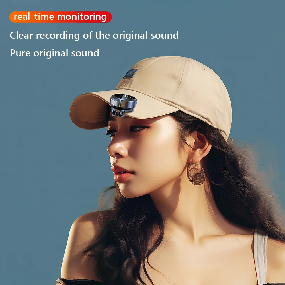 Microfone de lapela de lapela sem fio com clipe magnético USB-C /para interface iOS para gravação de vídeo YouTube Vlog