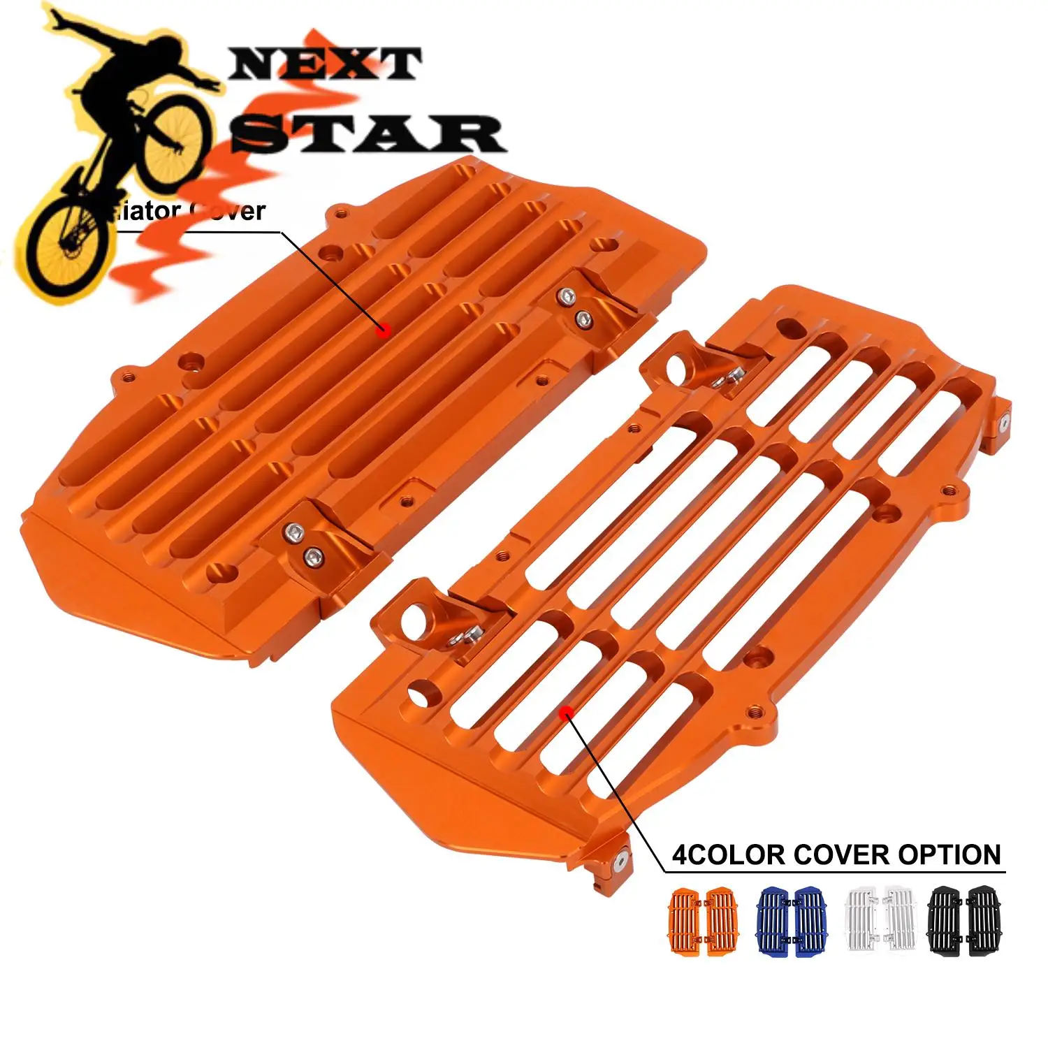 

Motorcycle Radiator Guard For KTM Husqvarna SXF EXC TC FC TE FE 125 250 300 350 400 450 Grill Grille Cover For Gas Gas EC EX MC