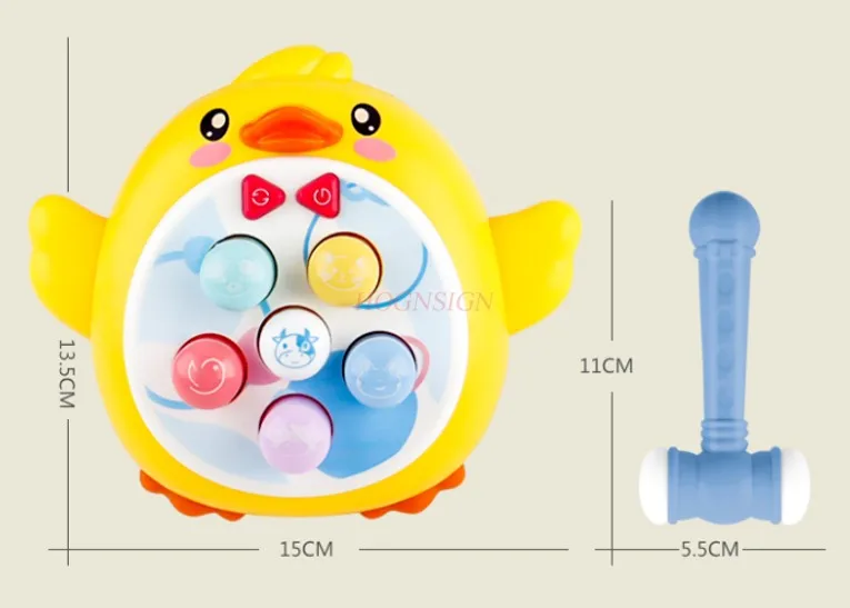 Leuk tapspeelgoed, elektrische verlichting, muziek en voorschools onderwijs voor kinderen