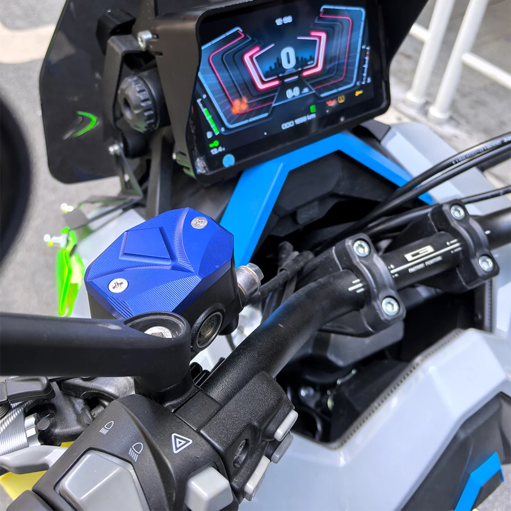 Cubierta superior de bomba de freno de modificación para Zontes 368G 368E 368K 368D 368M 501G tapa de copa de aceite de aleación de aluminio cubierta decorativa fluido