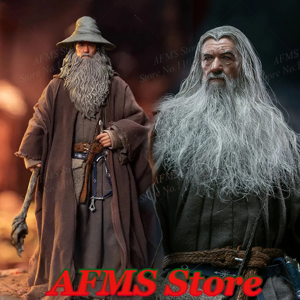 IN STOCK DYM202401 1/12 Scale Collectible Figure Grey Robe Wizard Abyssal Devil Full Set 6Inch Men Soldier Action Figure Model