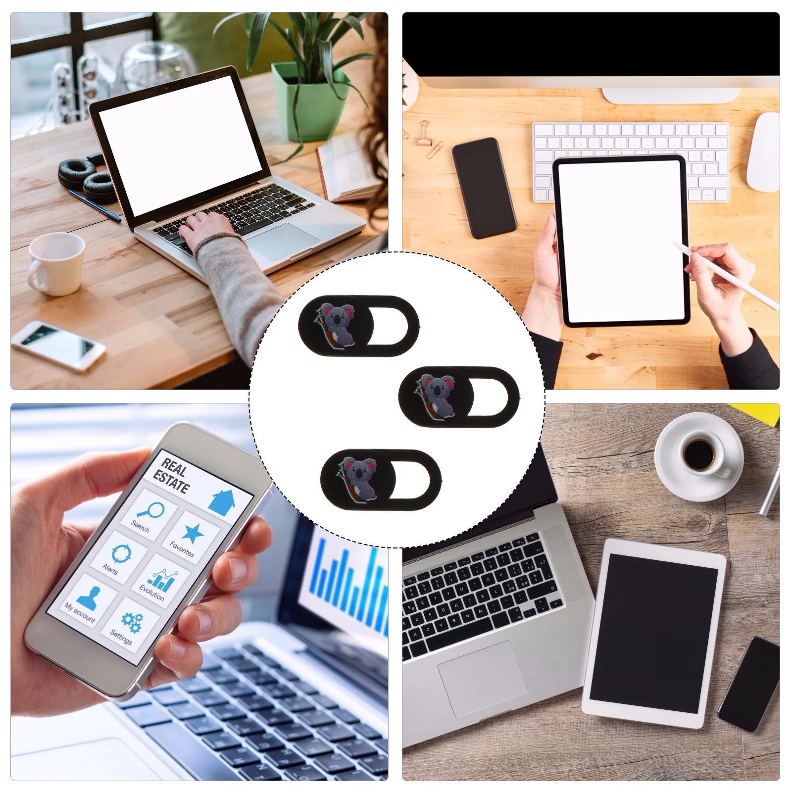 3Pcs Laptop Cover Privacy Protection Webcam Cover Slide Practical for Computer Tablet Phone Tablet Slide