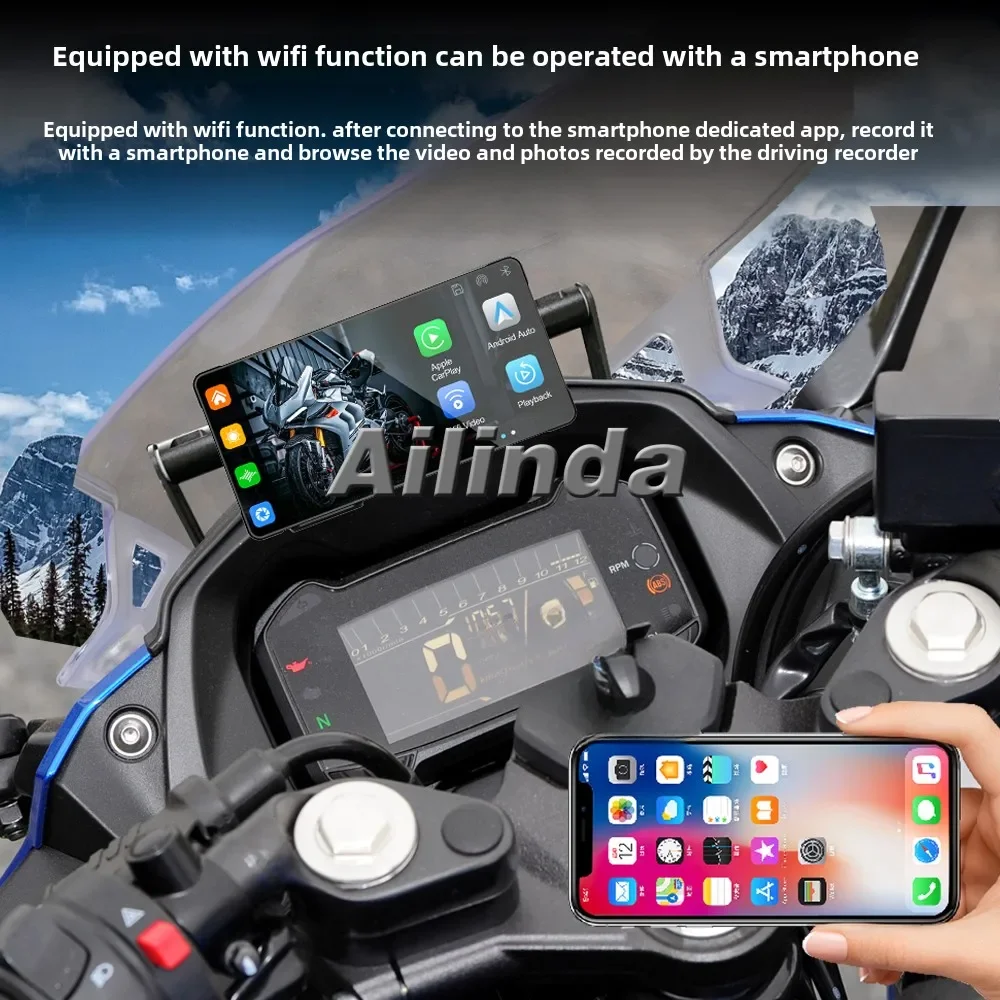 Suzuki GSX250R driving recorder motorcycle projection streaming media carplay integrated smart car