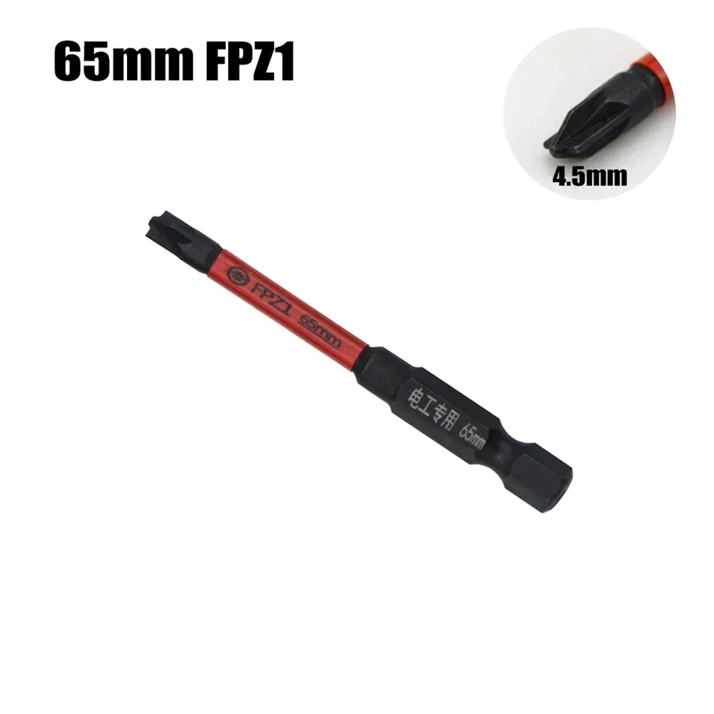 65mm 115mm Magnetism Cross Screwdriver Bit FPZ1 FPZ2 FPZ3 Cross Nutdrivers For Electrician Special Socket Switch Power Tools