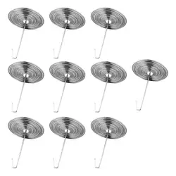 10Pcs Stainless Steel Teapot Filter Durable Replacement Kitchen Tool Teapot Nozzle Spring Strainer Teaware Accessory Tea Infuser