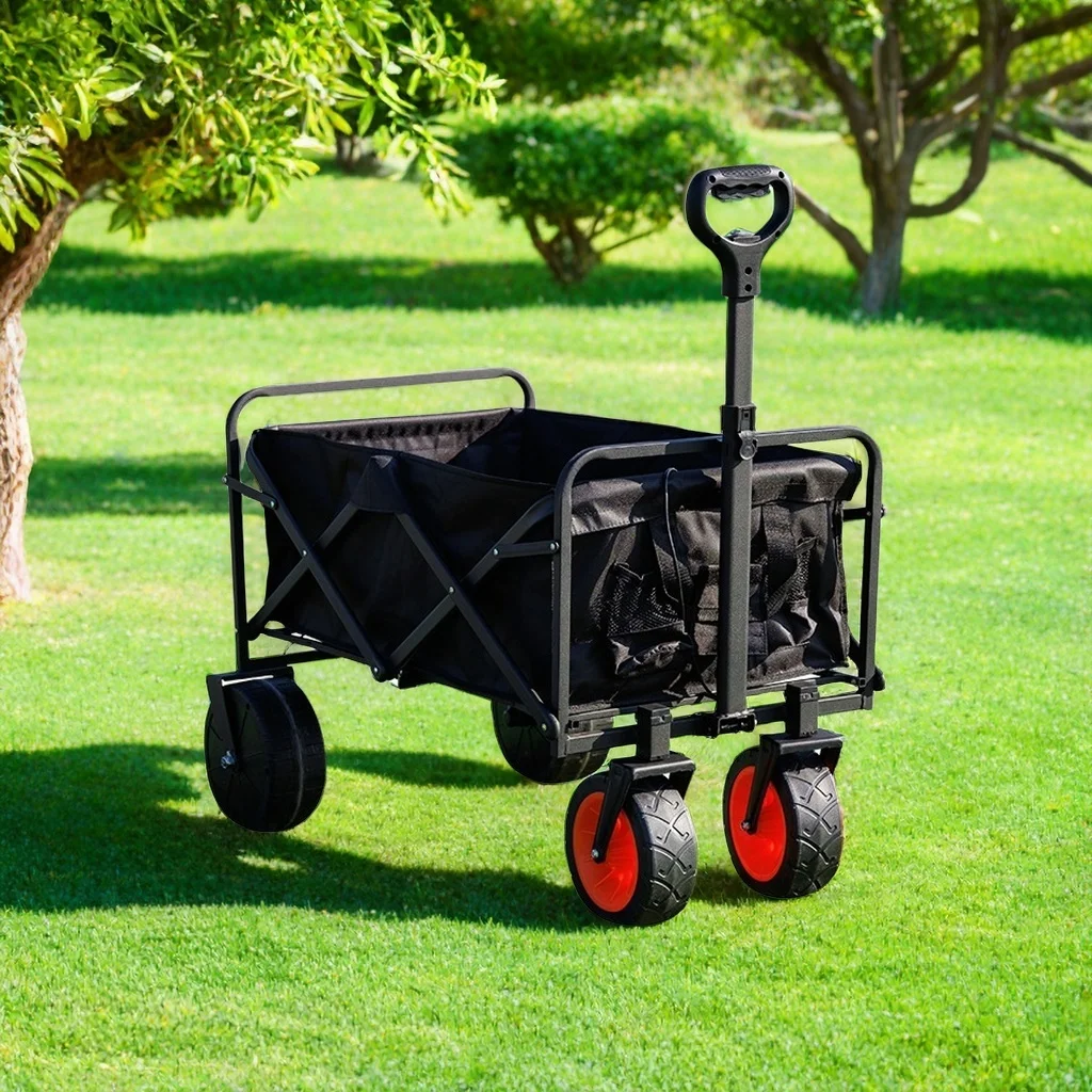Electric Power Garden Wagon 8inch Wide Wheel 20000 Rpm 25w Camping Beach Wagon Cart