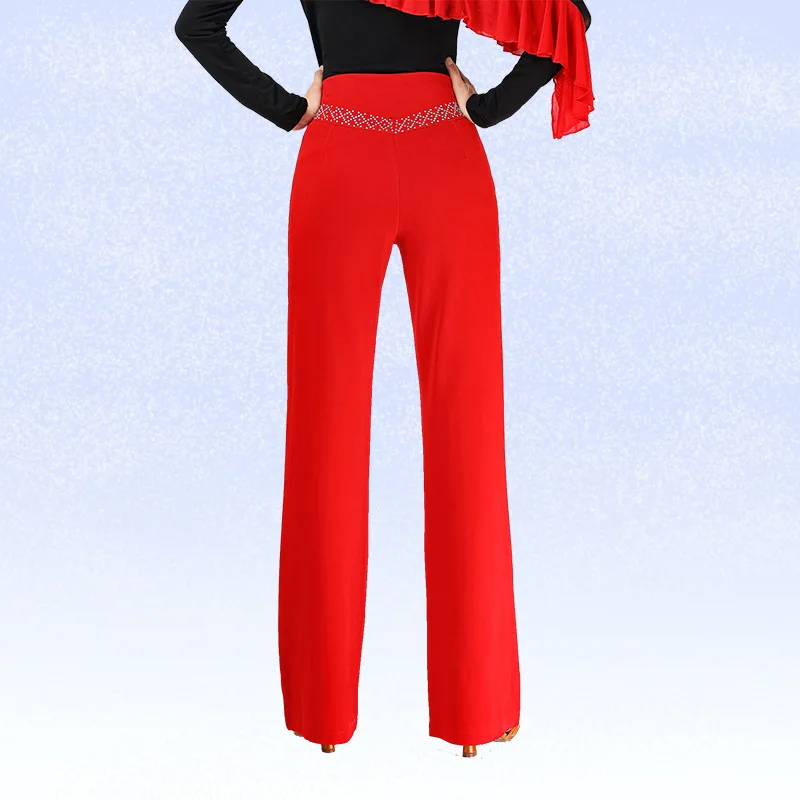 Costume de danse carrée, nouveaux pantalons de danse latine pour femmes, pantalons de danse de marin Jitba, vêtements de danse pour femmes