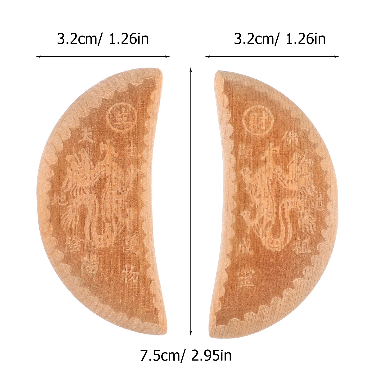 1 زوج أكواب العرافة الصينية التقليدية الكهانة الروحية المنزل مذبح خمر الدعامة أداة زخرفية الرجعية