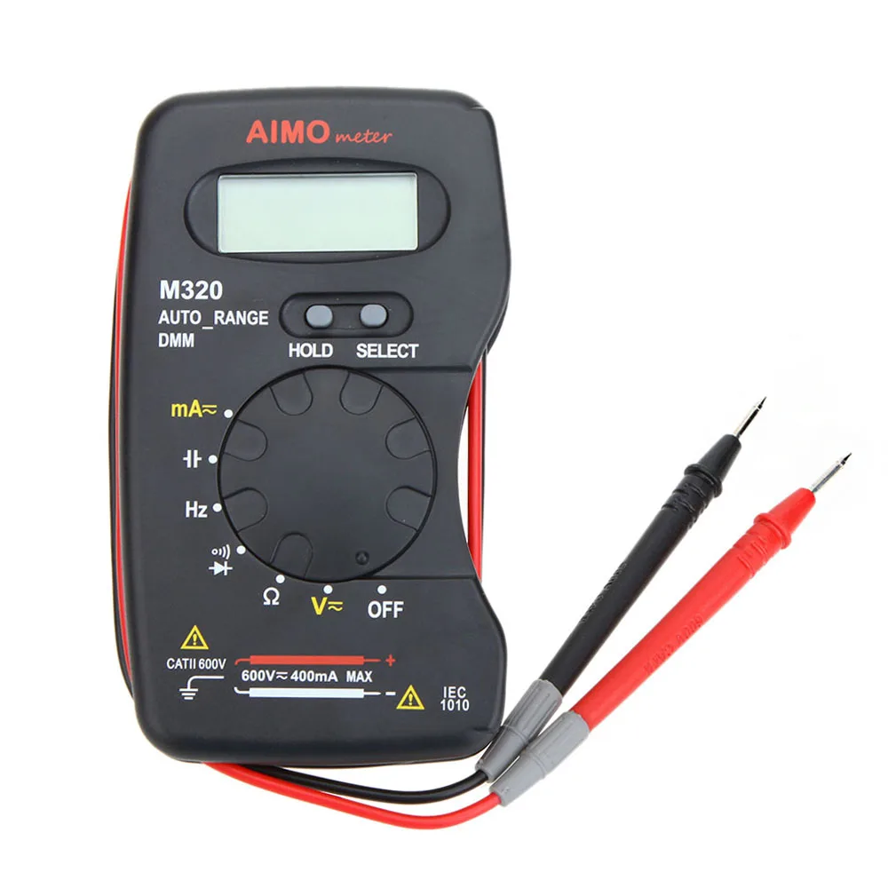 AIMO M320 Digital Multimeter Tester Handheld DC AC Voltage Current Meter Multimeter Frequency Capacitance Measurement Meter