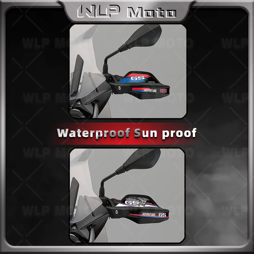 Adesivo protetor de mão para motocicleta, decalque para r1250gs r 1200gs adventure f850/750/650gs g310gs f900 xr 40 anos triplo preto