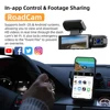 1080P WIFI Dual camera Dash Cam for cars,Front And Inside,car camera with IR Night Vision,Loop Recording,wide angle Car DVR Came 3