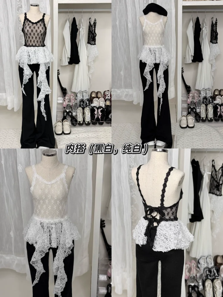 BJD Doll Clothes For 1/3 1/4 Dolls Top Pants Necklace Set Dolls Clothing Accessories(No Doll)