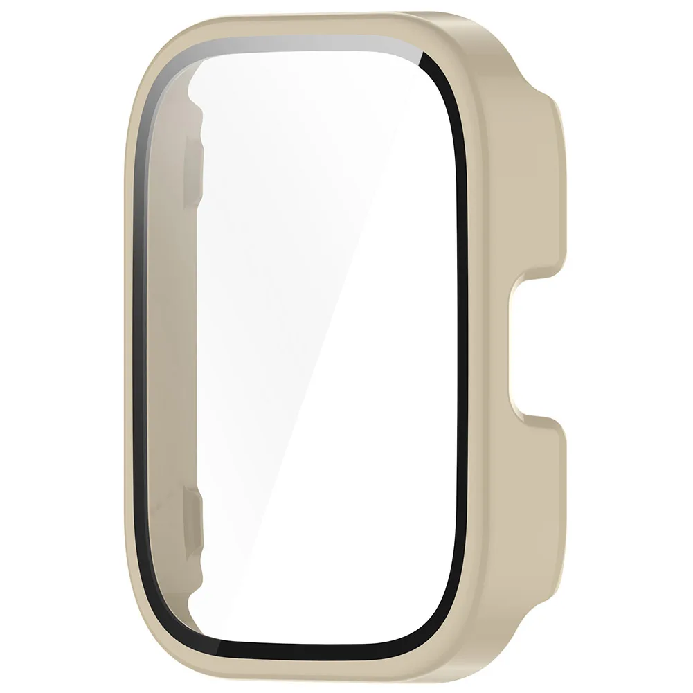 Glass Case All-around Protective Cover Screen Protector Hard PC Bumper & Tempered Glass Film for Amazfit Bip 5 Unity Accessories