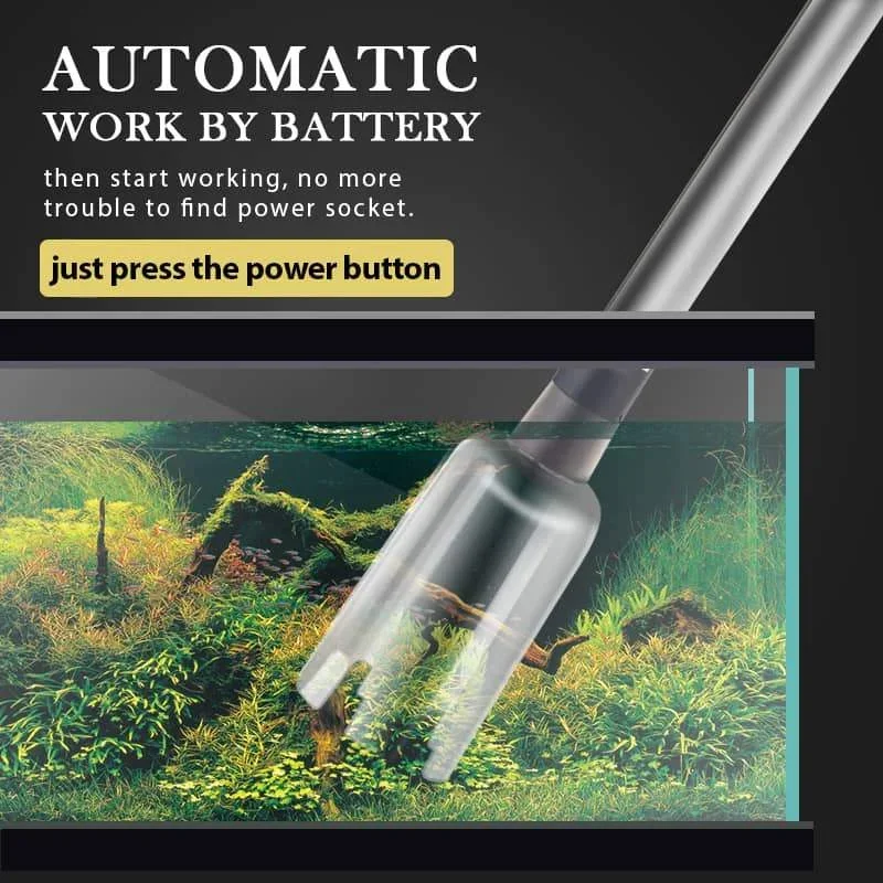 

Electric Powerful Suction Aquarium Syphon Operated Fish Tank Sand Washer Cleaner 220V Vacuum Gravel Water Changer Siphon Filter