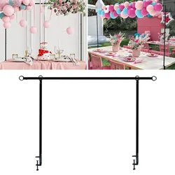 over The Table Rod Stand with Clamps Adjustable Balloon Flower Arch Stand Table Arch for Anniversary Wedding Outdoor Party Decor