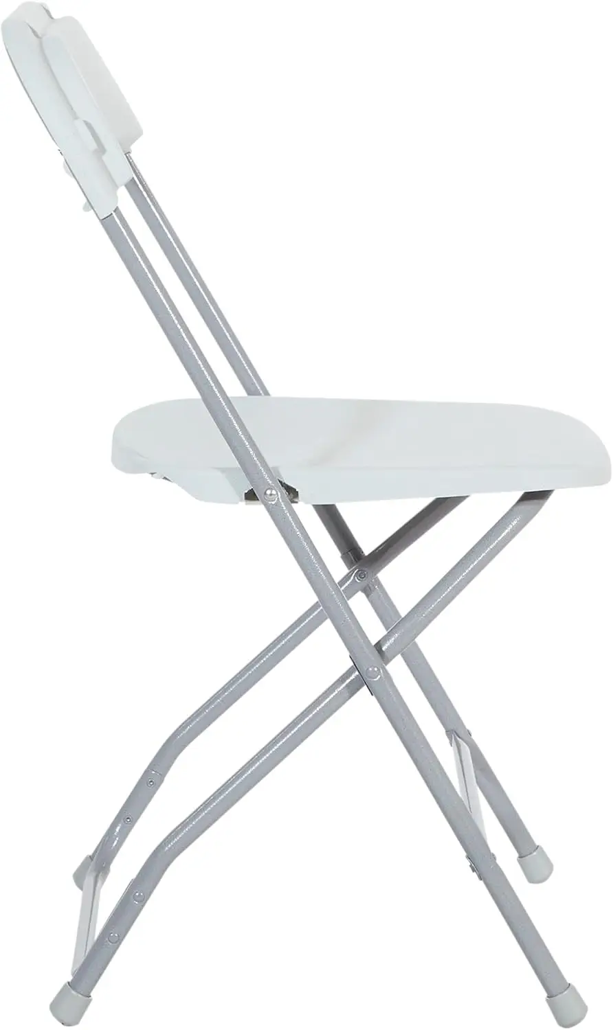 5-Piece Folding Square Table and Chair Set, Light Grey