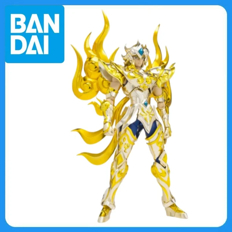 In Stock Genuine BANDAI Saint Seiya: Soul of Gold Leo Aiolia Myth Cloth EX Anime Figure Garage Kit Anime Cartoon Model Toys