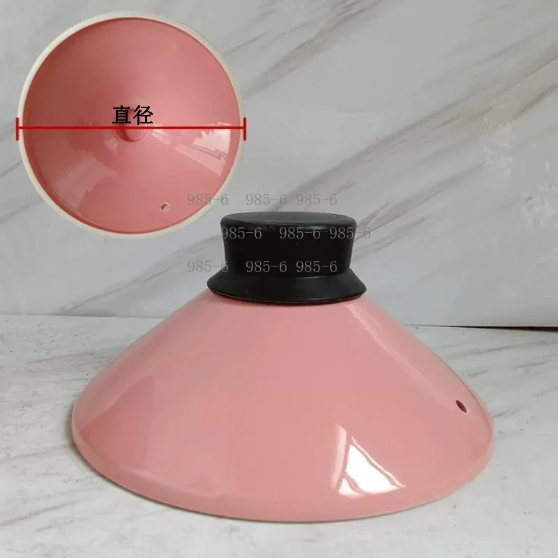 Electric Stew Pot Accessory, DTG340YC18 Ceramic Casserole Lid for Household Use