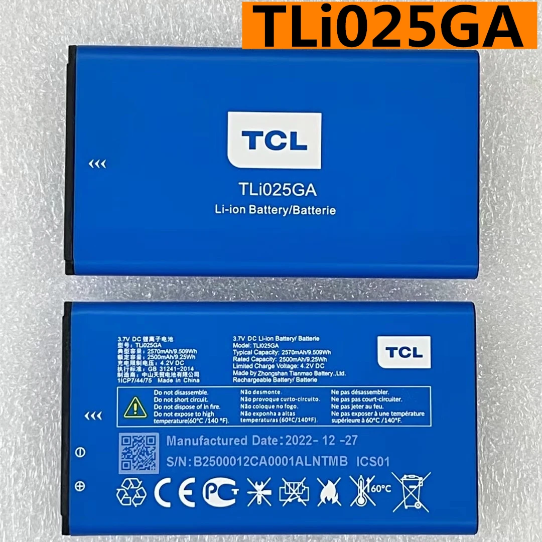 Original High Quality 2570mAh TLi025GA battery for Alcatel One Touch TCL TLi025GA Battery