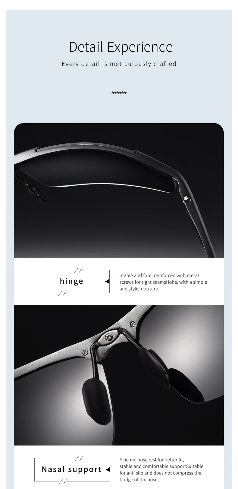 Koch Hai Farbwechsel polarisierte Sonnenbrille zum Fahren von Fahrern Spezial brille für Männer Angeln Sonnenbrille neuer Trend – Detail 8