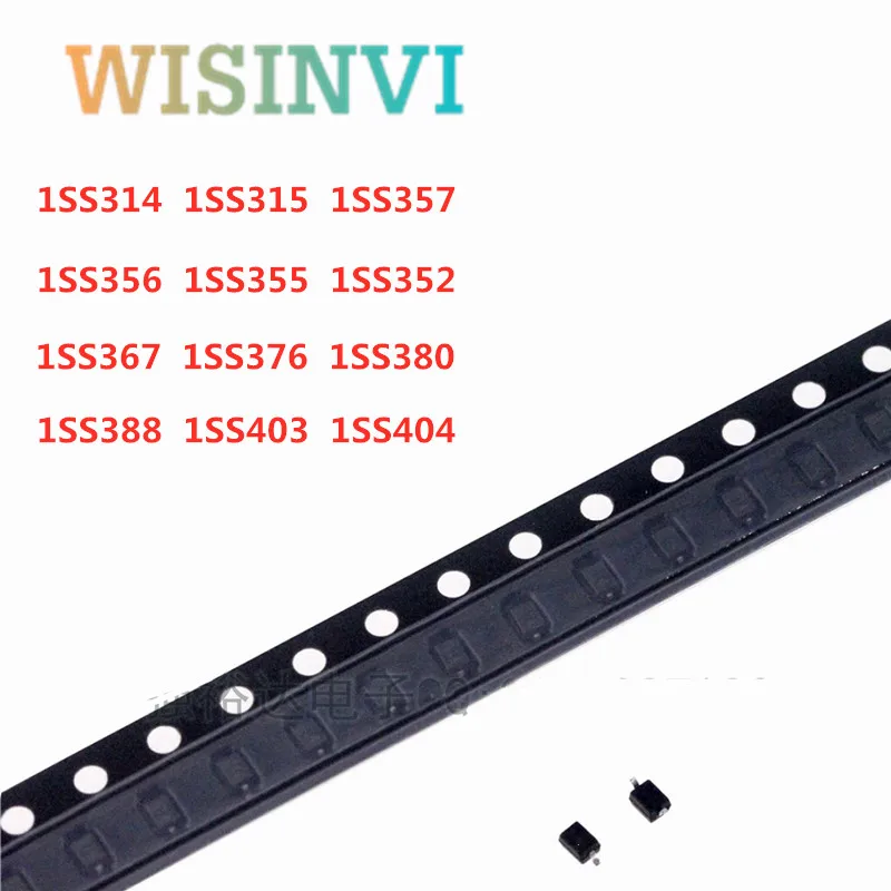 Les diodes de commutation 50 PCS 1SS314 1SS315 1SS357 1SS356 1SS355 1SS352 1SS367 1SS376 1SS380 1SS388 1SS403 1SS404 0805 SOD-323 SMD : une solution fiable pour les applications électroniques