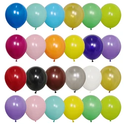 100pcs 10Inch Latex Balloons Birthday Theme Party Decoration Baby Shower Kids Inflatable Toy Anniversary Supplies Matte Globos