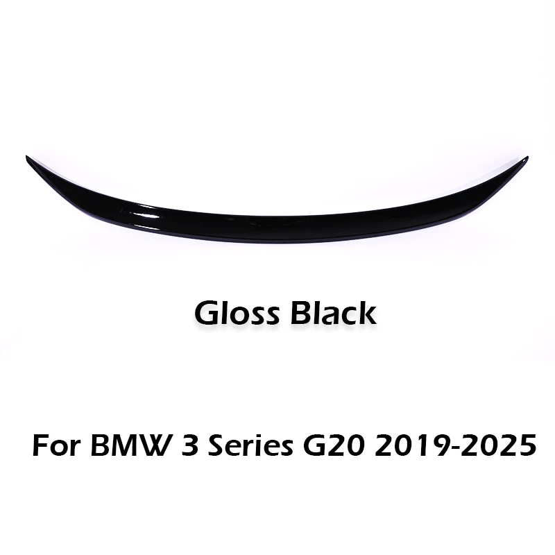 M Prestaties Stijl Kofferbak Vleugel Spoiler Voor Bmw 3 Serie G20 Koolstofvezel Achterbumper Lip MP Refting 2020 + Gloss zwart