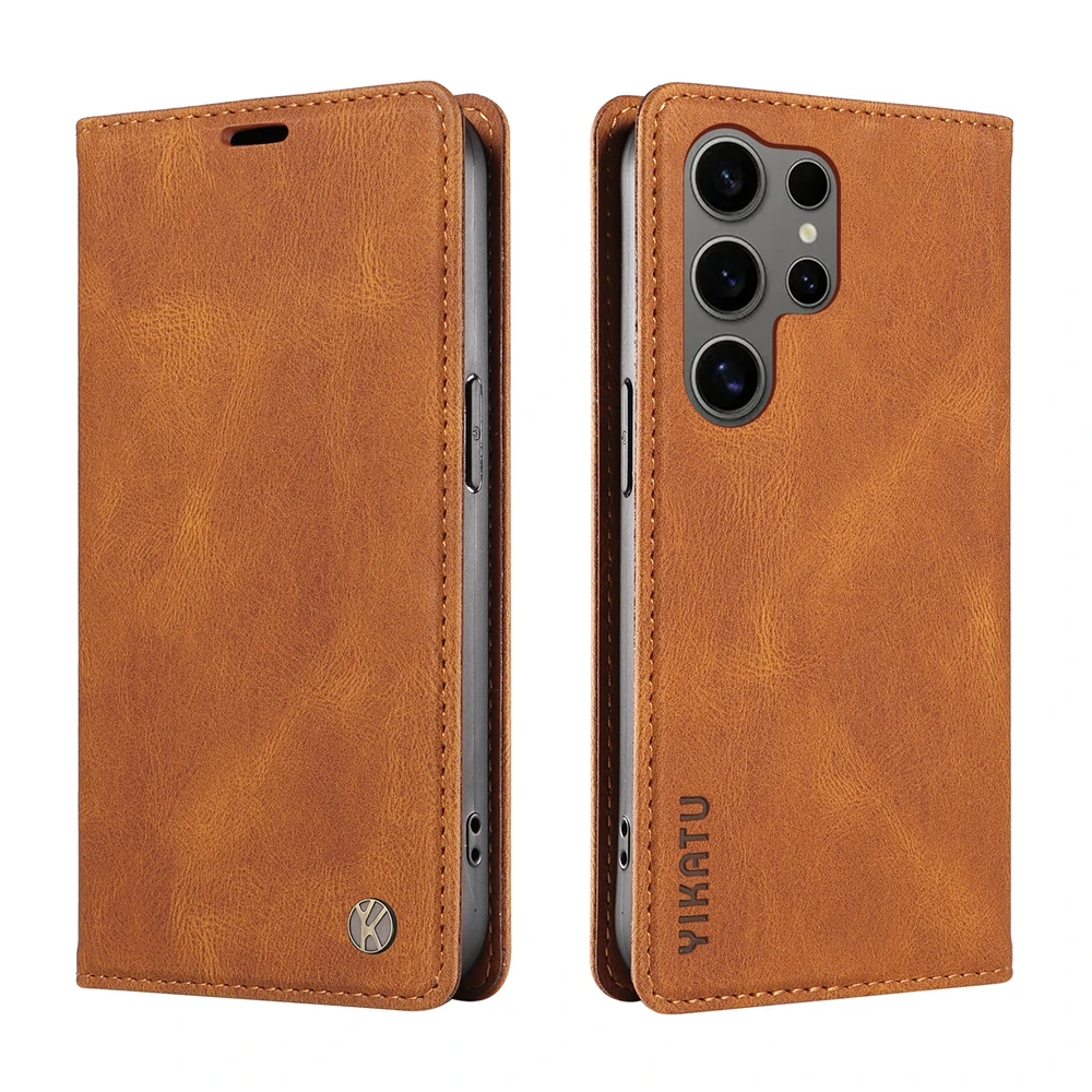 Magnetische Leder-Geldbörsen-Flip-Cover für Samsung Galaxy S25 S24 S23 S22 S21 S20 S10 S9 S8 S7 FE Plus Pro Ultra Edge | Premium-Gehäuse – Detail 14