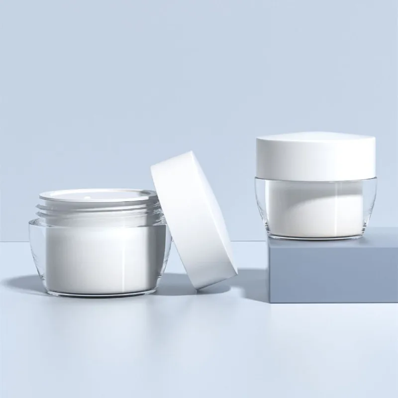 10/20pcs 30/50g High-end Cosmetic Jar Makeup Container Empty Plastic Cream Jar With Double Wall Eye Cream/Mask/Lotion Container