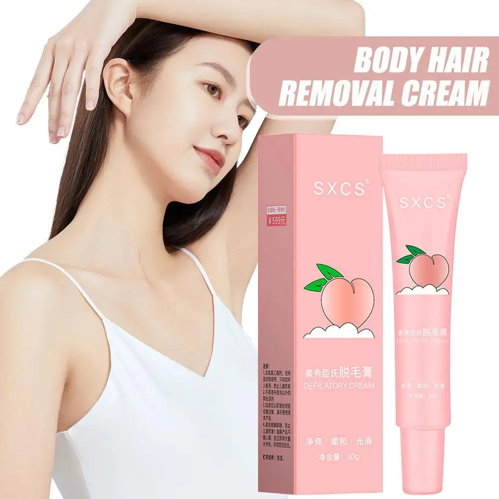 Crema de depilación Sakura, inhibidor rápido del crecimiento del cabello indoloro, brazo, axila, piernas, áreas íntimas, depilatorio permanente para hombres y mujeres