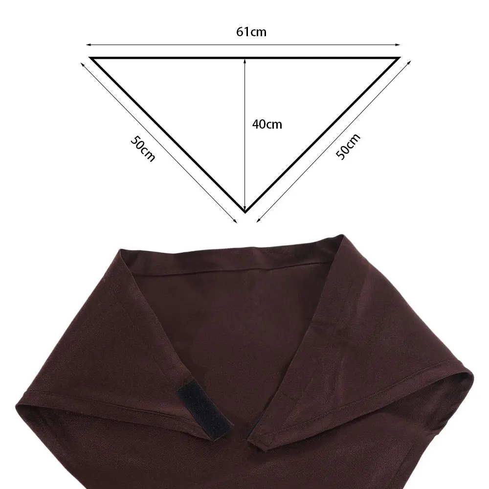 Catering Berretto da cucina Triangolo Berretto da lavoro da cucina Filo di cotone Incollaggio Cappello turbante da lavoro Colori multipli Cappello da cameriera giapponese Chef