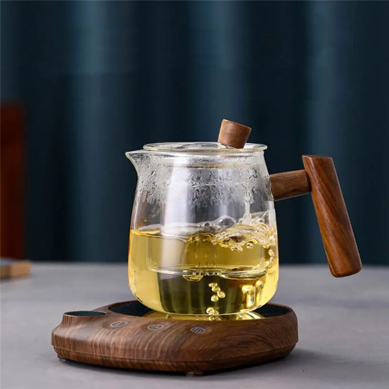 ycoc-100°c-cup-heater-200w-smart-cup-warmer-warmer-coaster-5-gear-temperature-coffee-milk-tea-heating-pad-eu-plug
