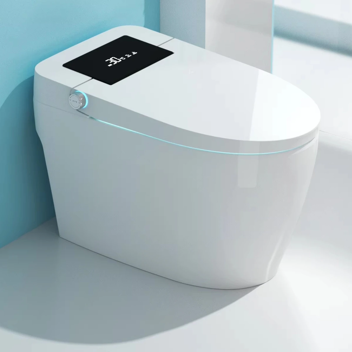 Modern sanitary ware automatic flush electric intelligent toilet bidet bathroom wc smart toilet