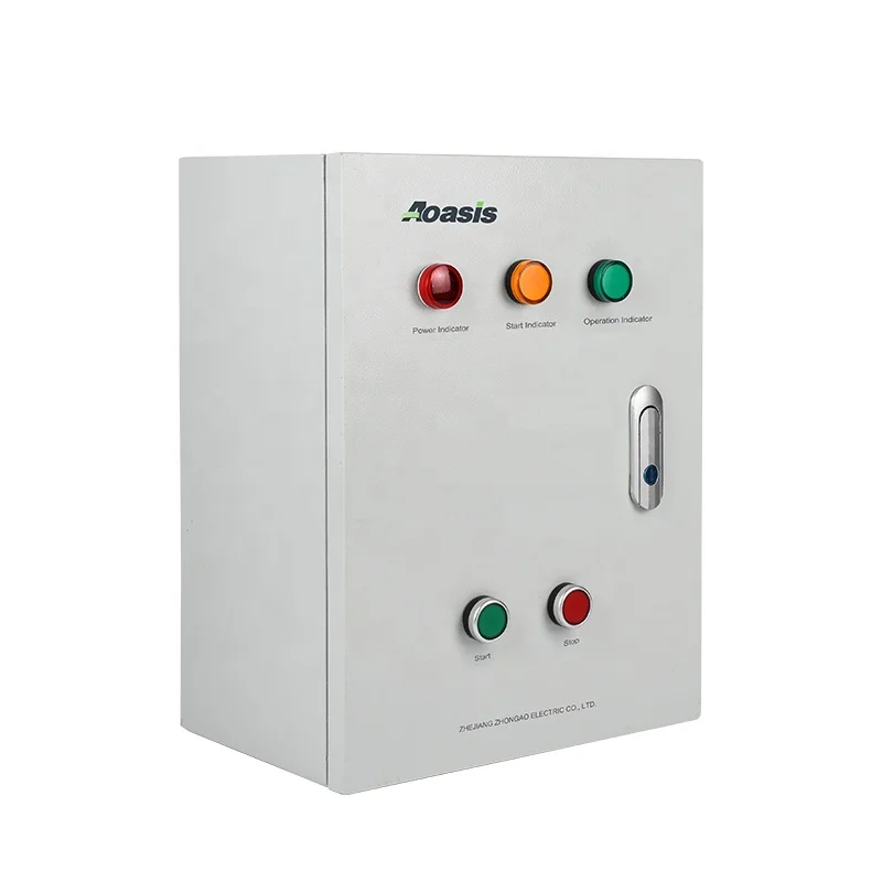 QJX3 3phase 38VAC Star Delta Motor Starter Switch Control Cabinet Box For Compressor Fan Water Pump