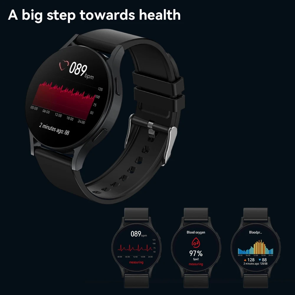 2024 New Blue Tooth Call Men Sports Fitness Smartwatch ECG PPG Music Games Watches Voice Assistant Women Weather Smart Watch