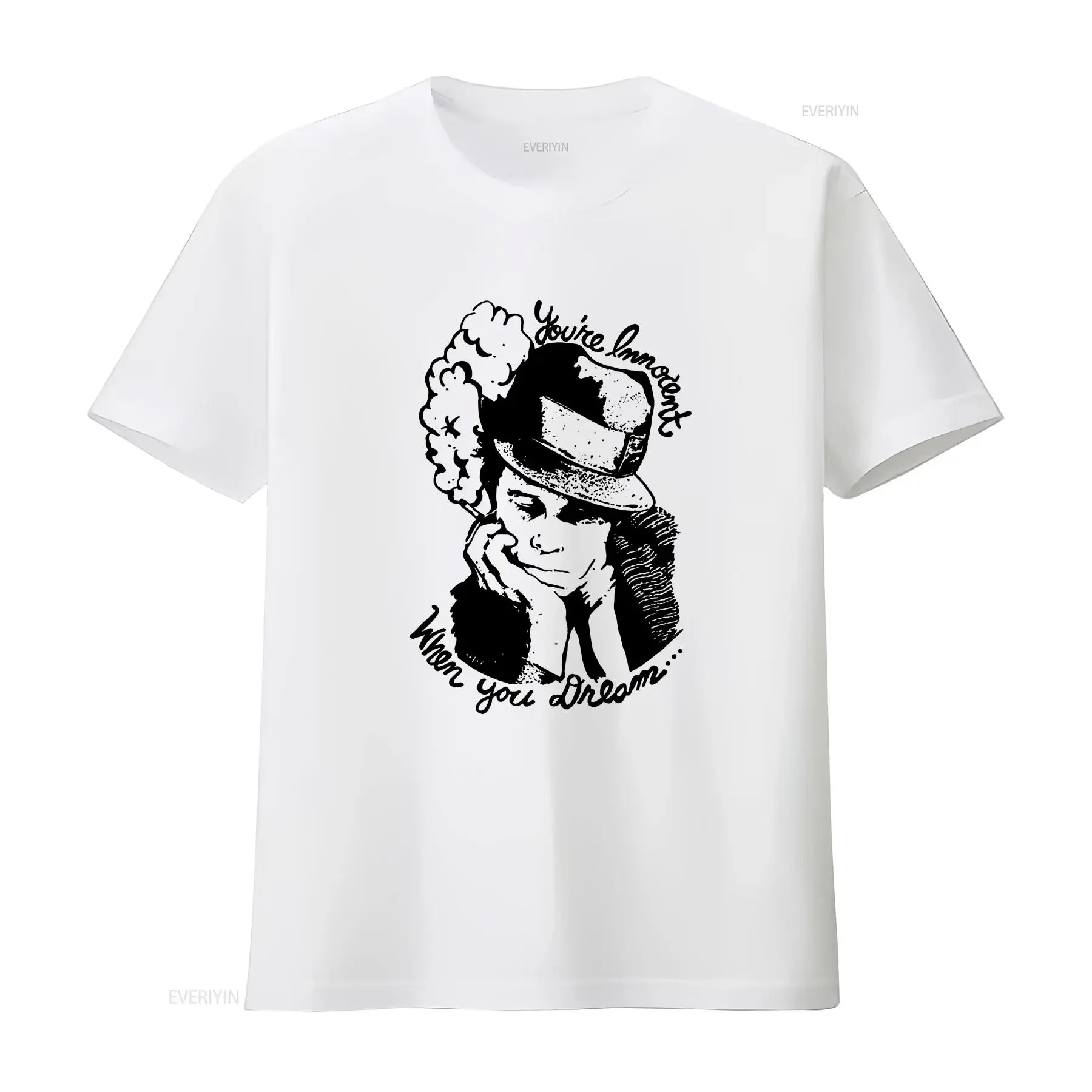 TOM WAITS T Shirt by Pop Artist Adam Turkel You're Innocent When You Dream Poet Beatnik Bohemian Punk Rock Cult Art vintage