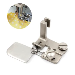 F502​ Hemming Presser Foot Binder Folder Fit Single Needle Lockstitch Sewing Machine Parts For Makes Clothes Round Angle Turning